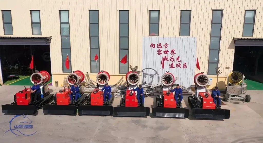 4-in-1 Self-Propelled Fuel-Powered Snow Making Machine