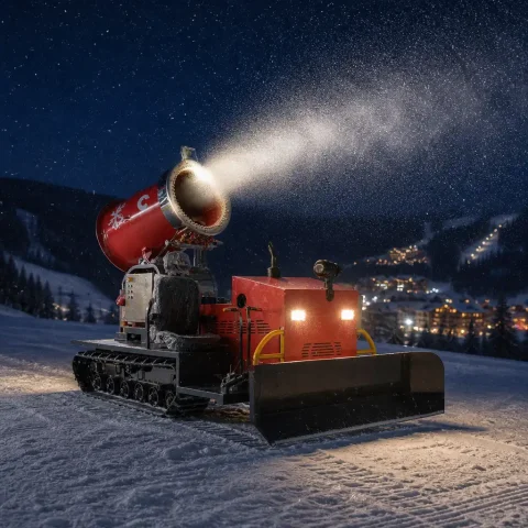 4 in 1 self propelled fuel powered snow making machine 10