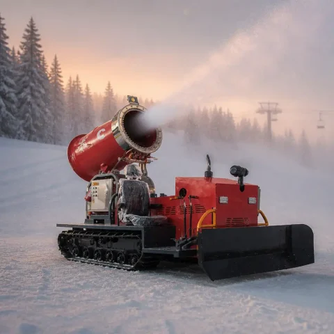 4 in 1 self propelled fuel powered snow making machine 2