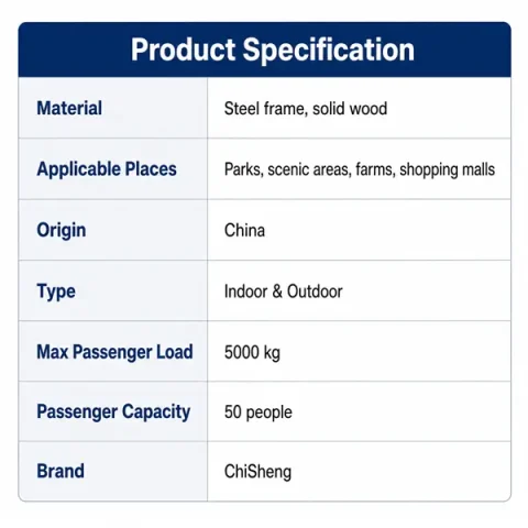 aerial adventure park equipment parameters