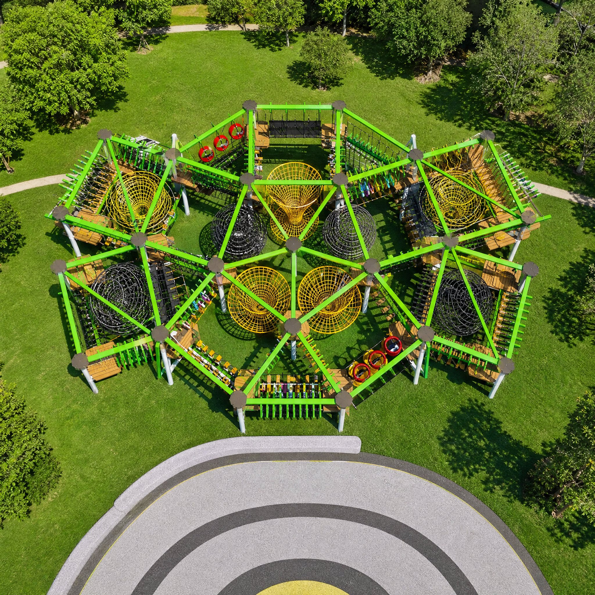 aerial adventure park equipment3
