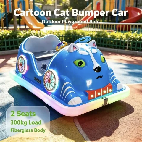 cartoon garfield electric bumper car 9