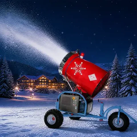 Support high-temperature snowmaking