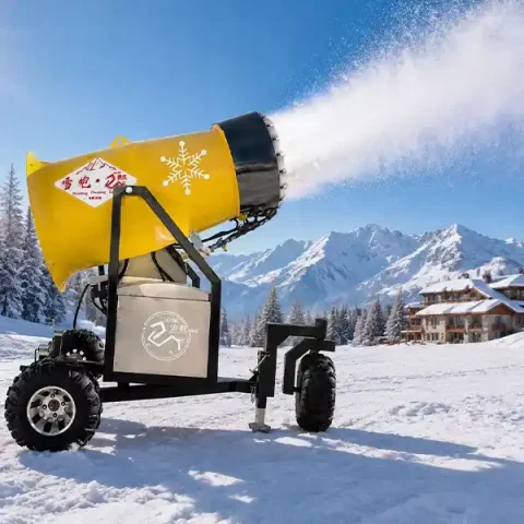 Conventional snow machine
