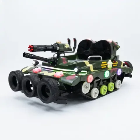 kids electric tracked tank ride on car 2