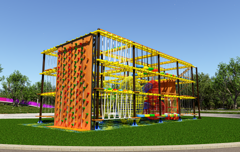 multi level climbing park