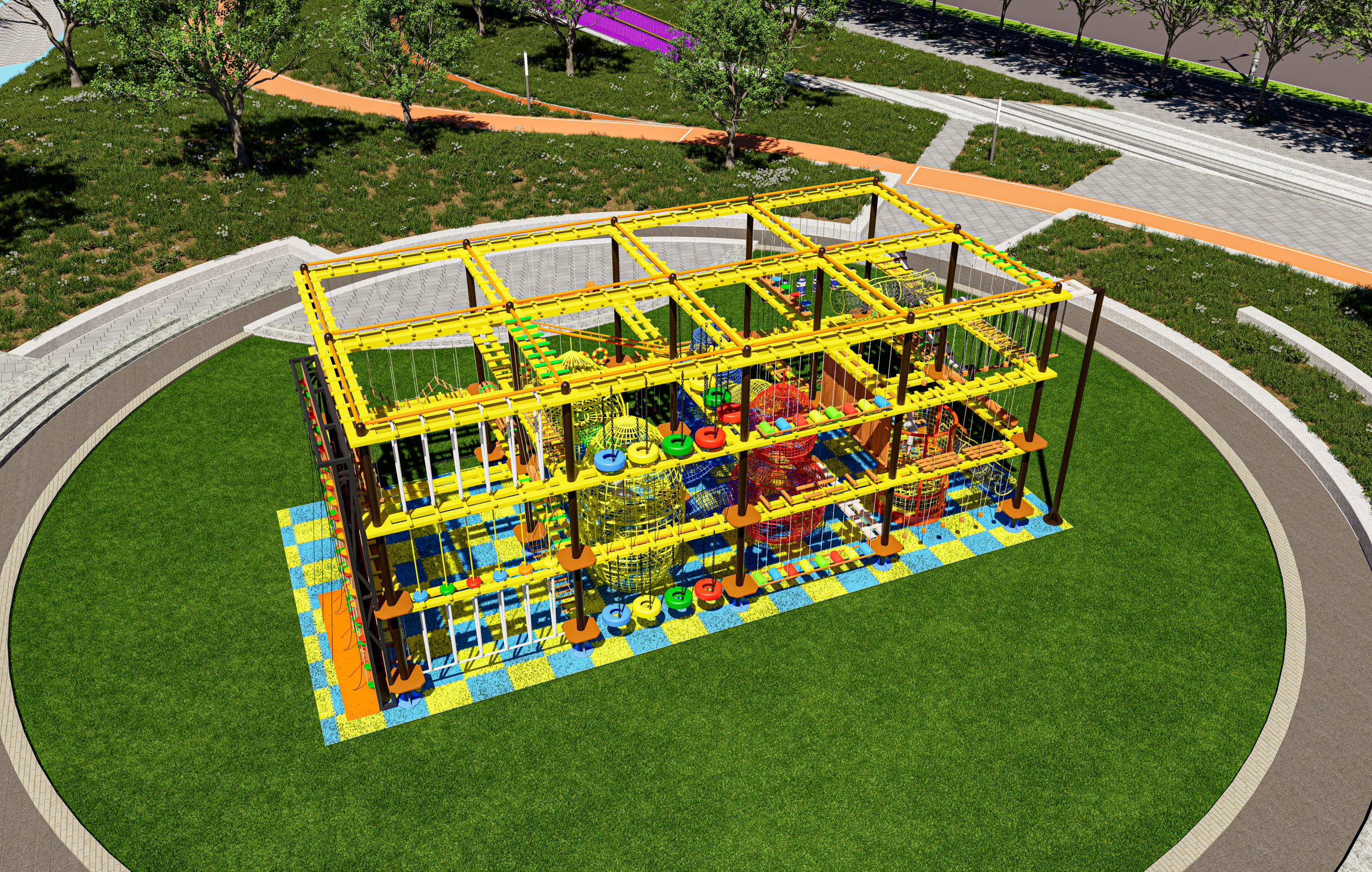 multi level climbing park2
