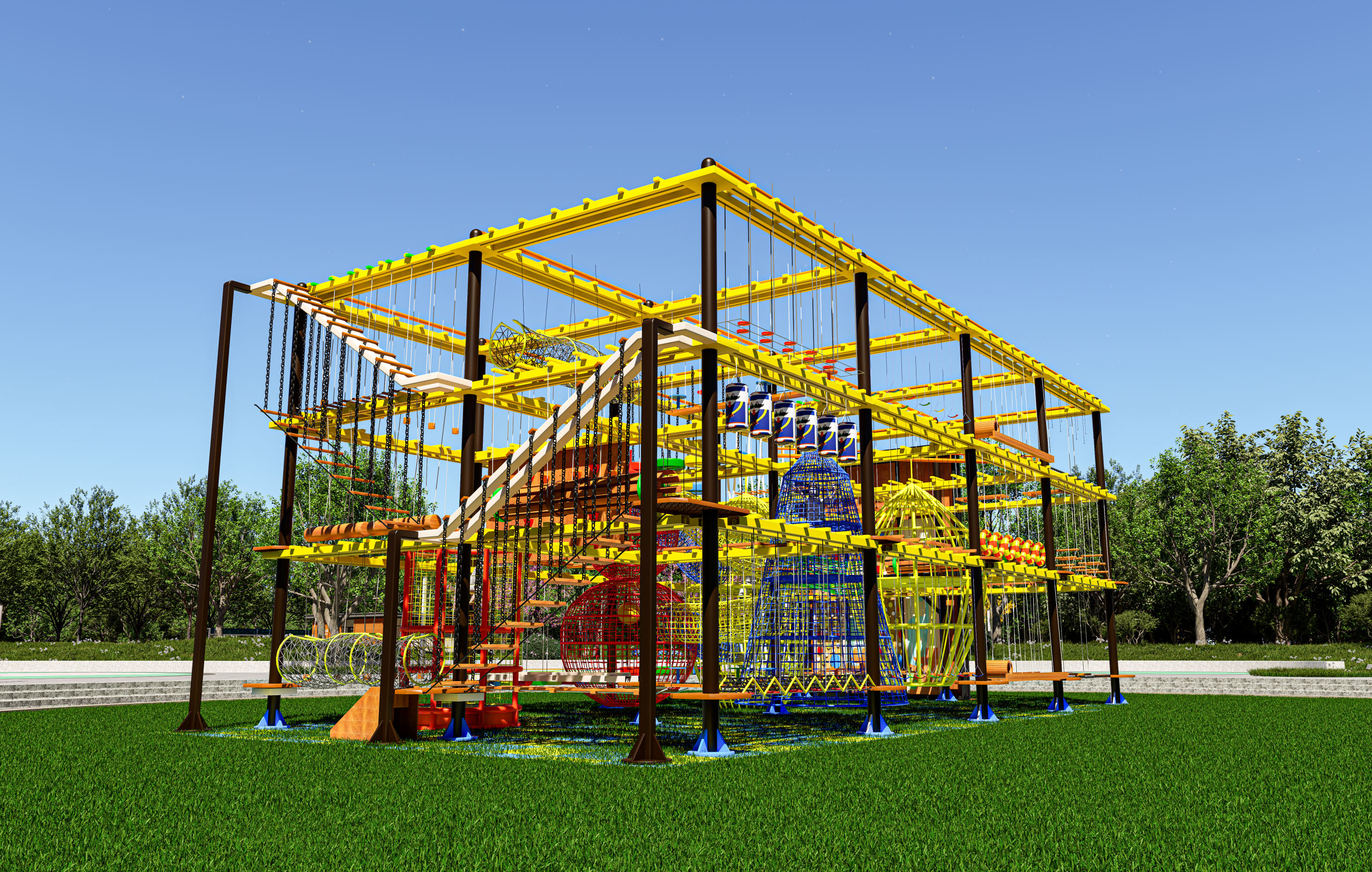 multi level climbing park3