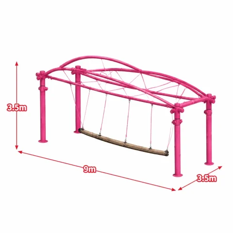 multi person amusement swing