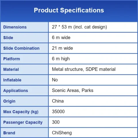 multi track steel slide