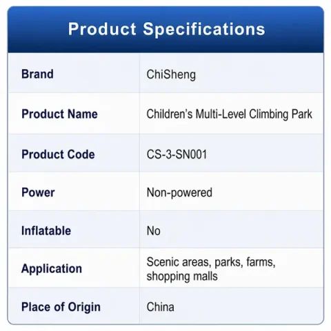 product specifications childrens multi level11