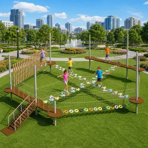 rope bridge playground 7