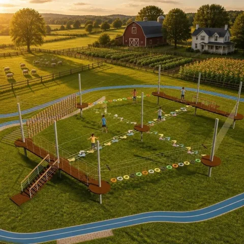 rope bridge playground 9