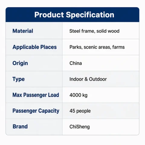 rope bridge playground parameters