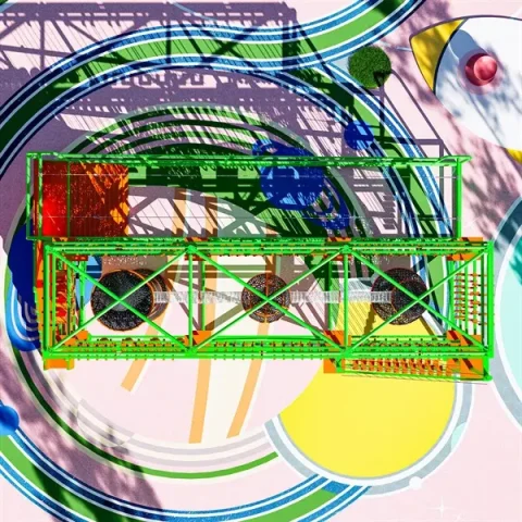 rope net climbing structure 3