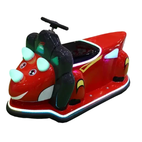 Triceratops Dinosaur Electric Bumper Car, 2-Seater Commercial Parent-child Amusement Ride