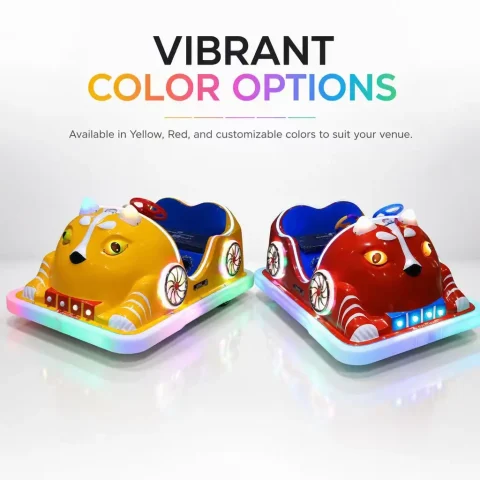 Cartoon Garfield Electric Bumper Car, Commercial Kids Amusement Ride