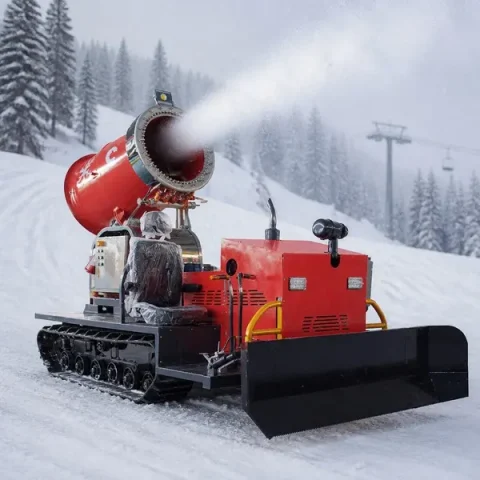 4-in-1 Self-Propelled Fuel-Powered Snow Making Machine
