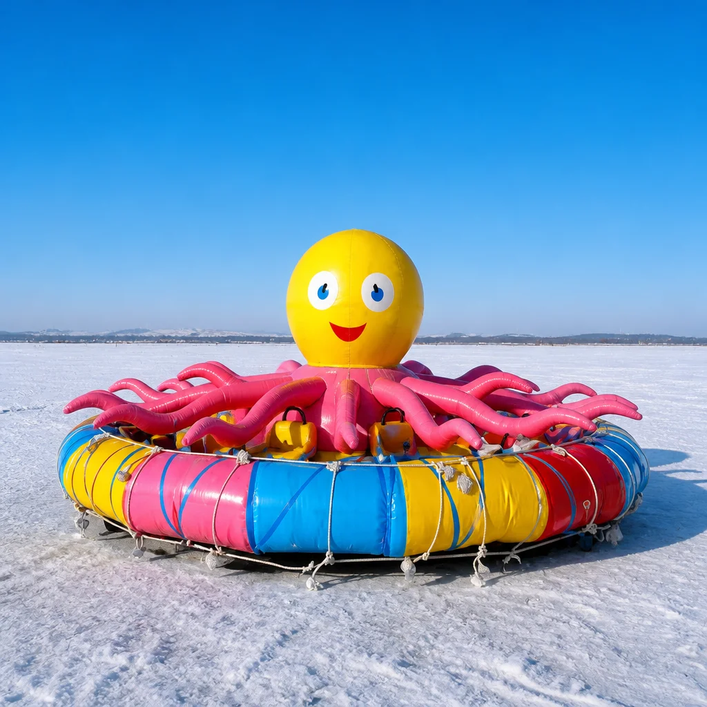 12 person inflatable octopus