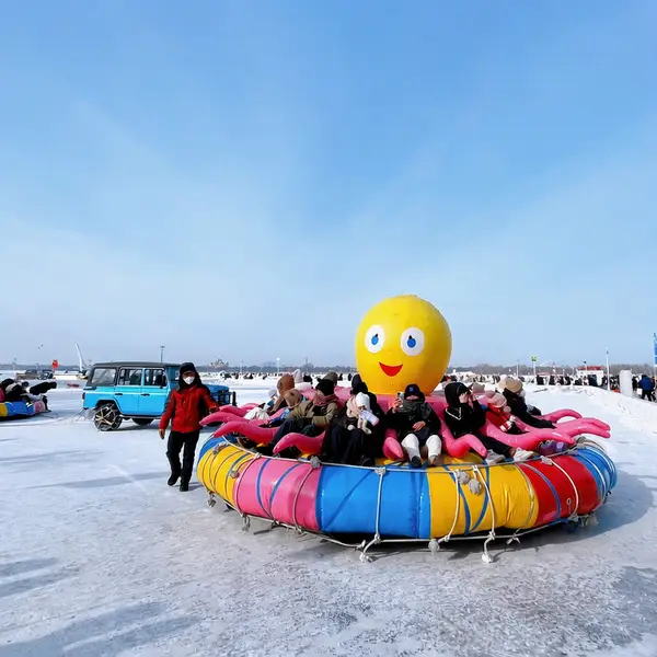 12 person inflatable octopus