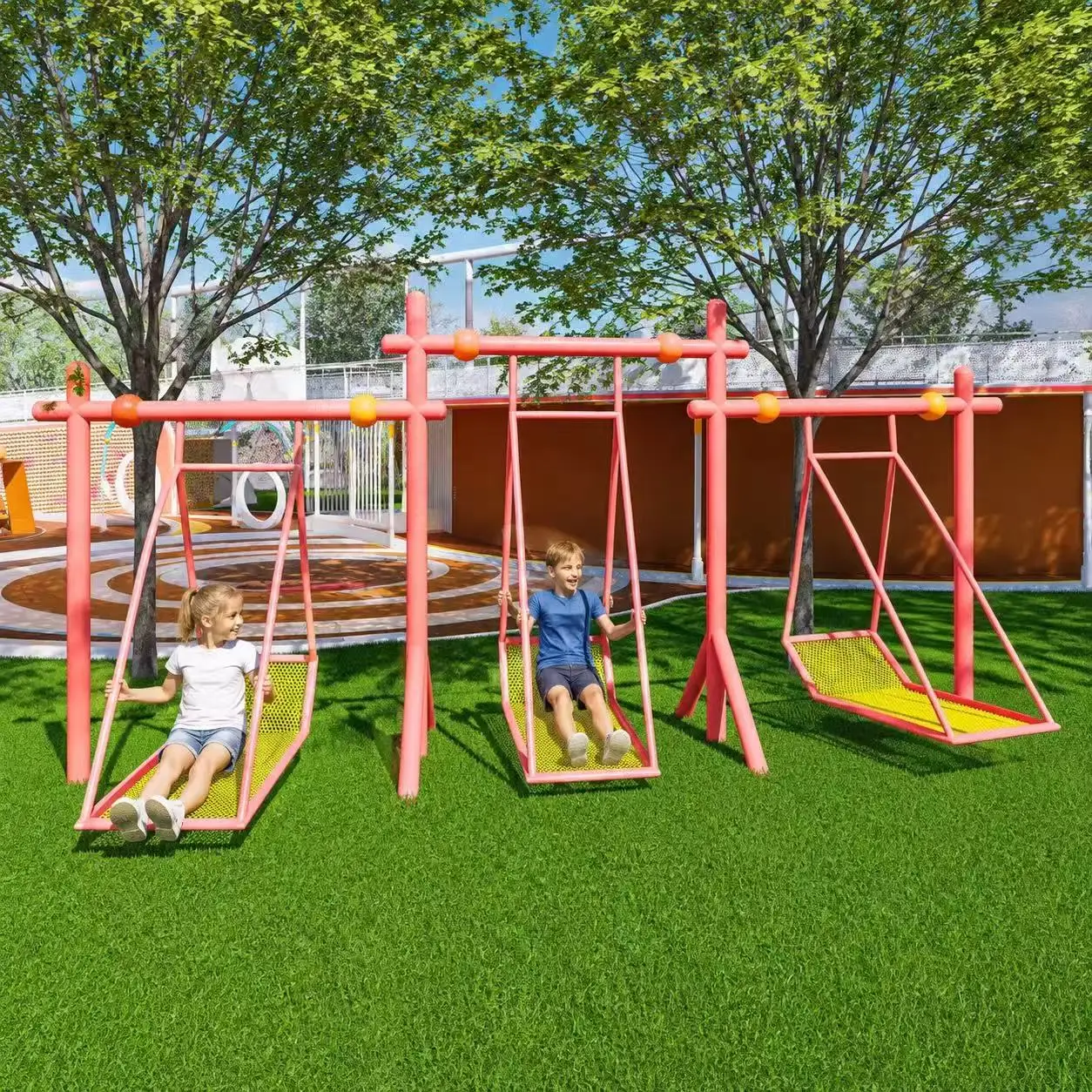 3 person reclining swing6