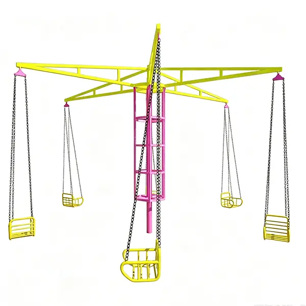 6 seats flying chairs rotating swing ride6