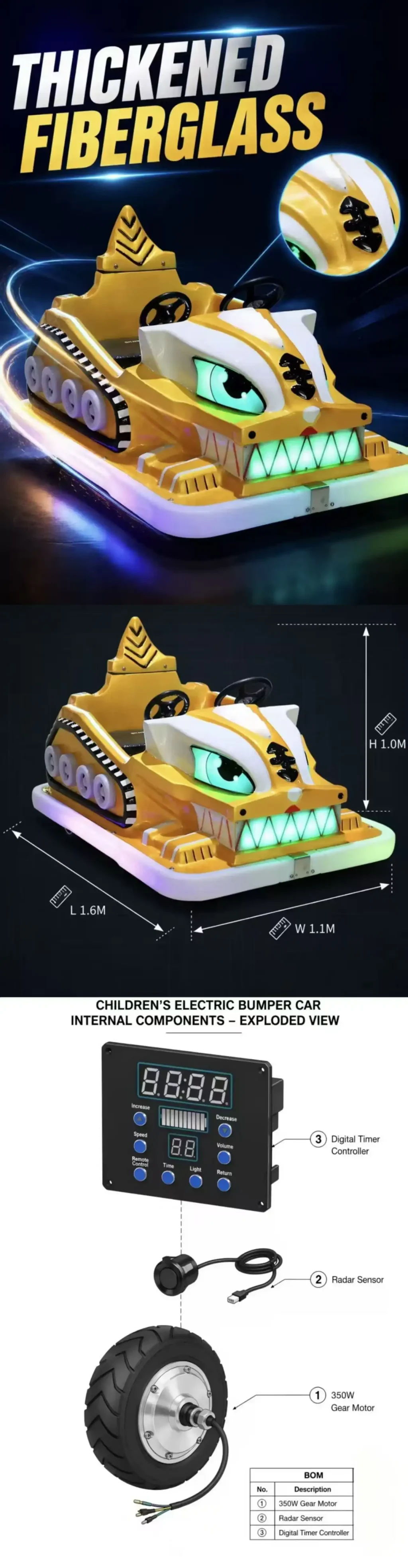 beast chariot electric bumper car7