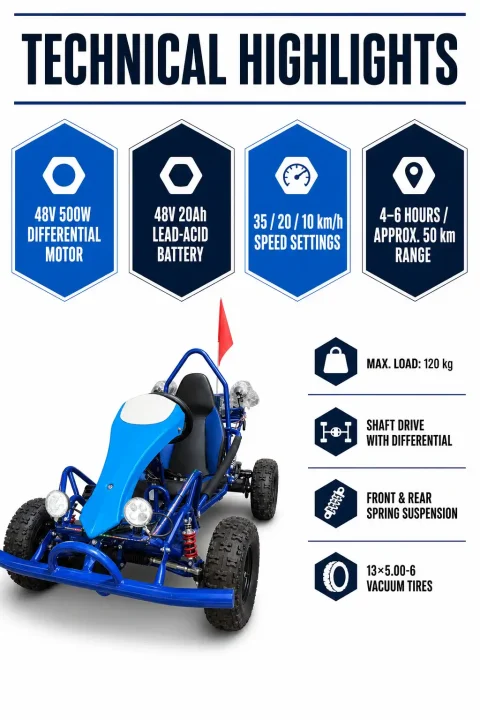 children’s single seater go kart55