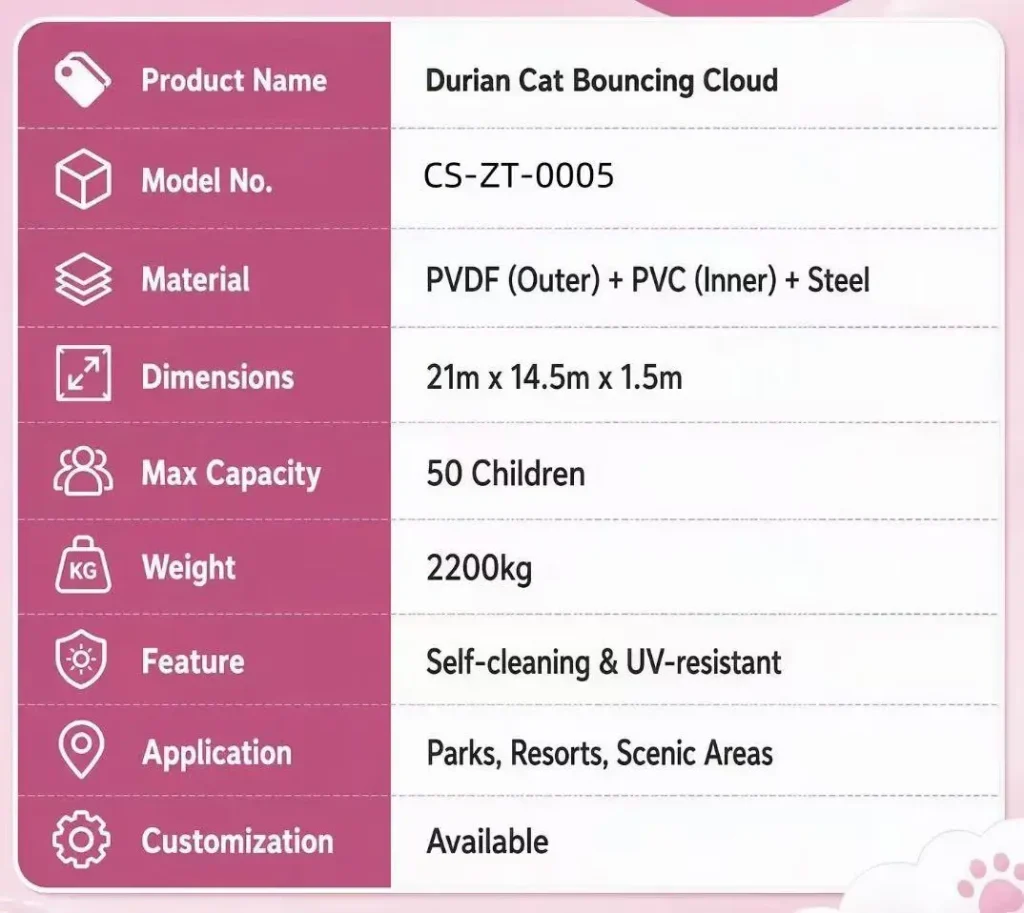 custom cartoon cat irregular elastic trampoline11