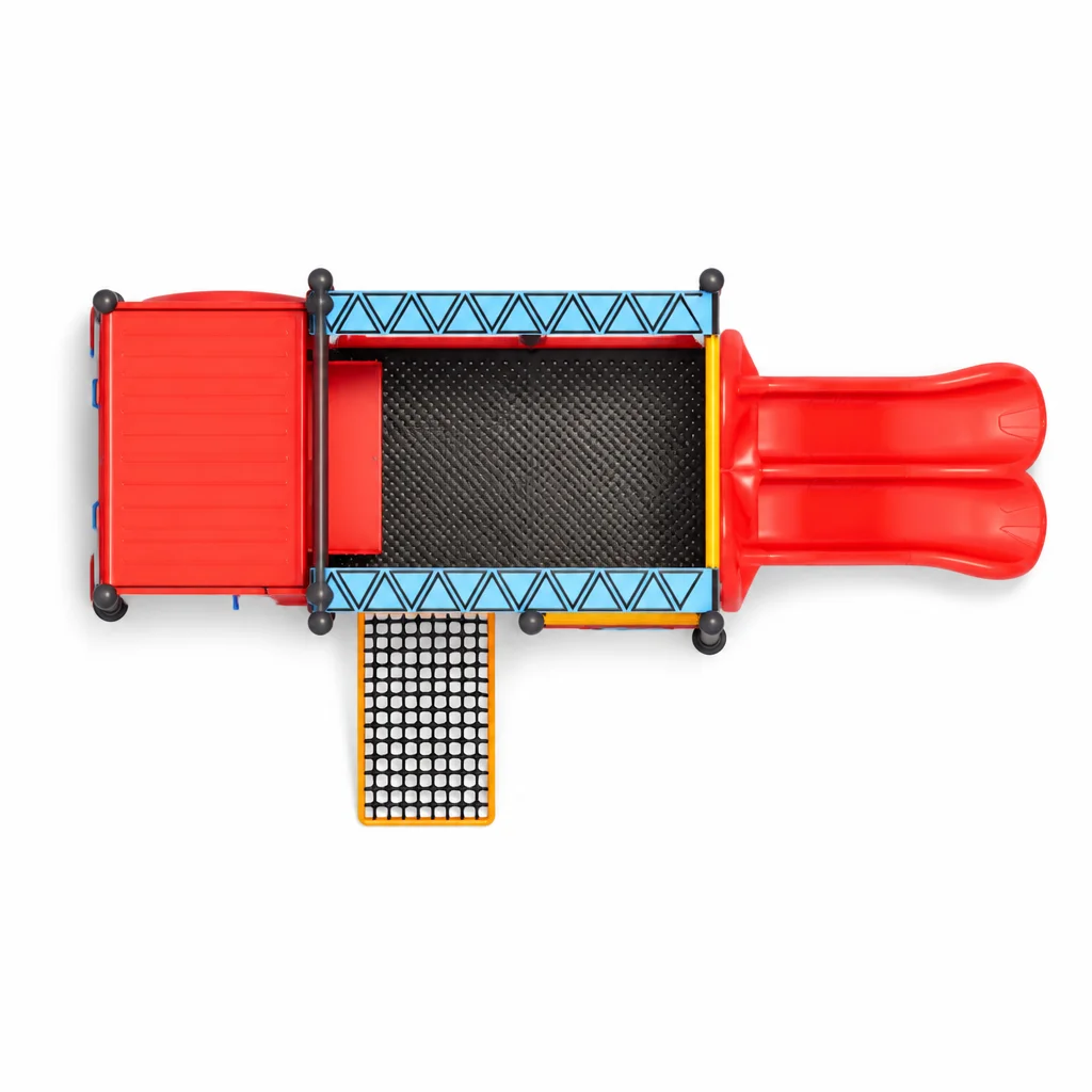 fire engine themed combo playground slide3