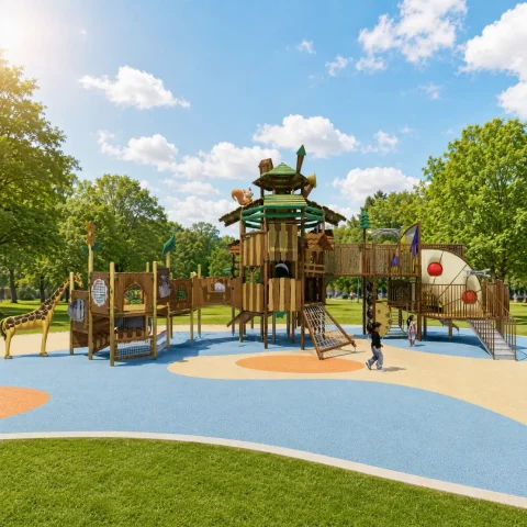 forest world tree house playground 3