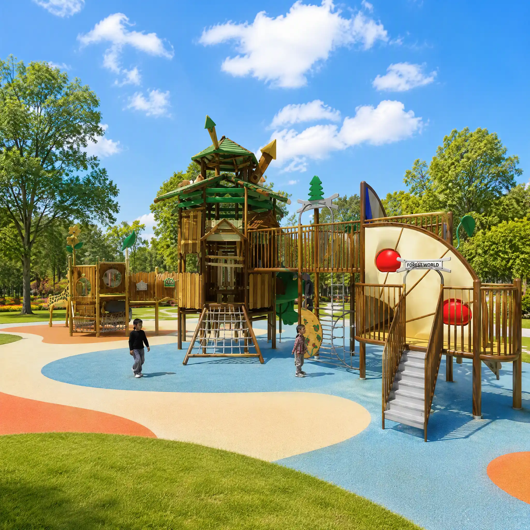 forest world tree house playground1