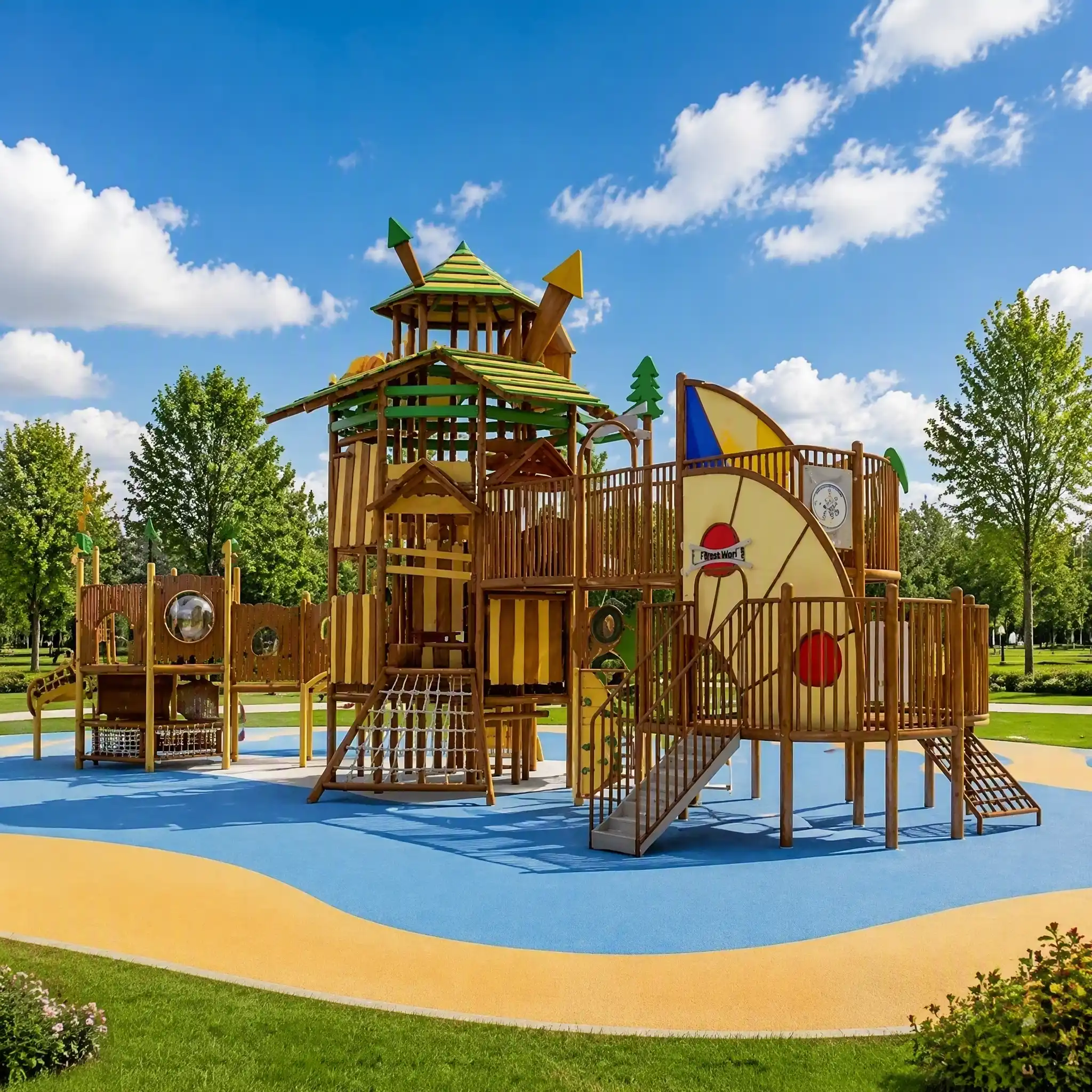 forest world tree house playground7