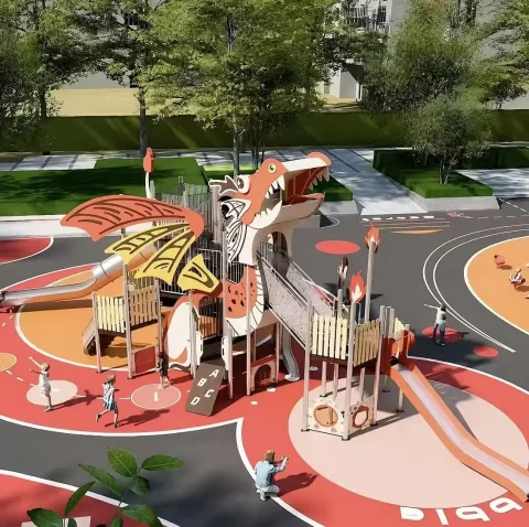 giant dragon adventure play set1