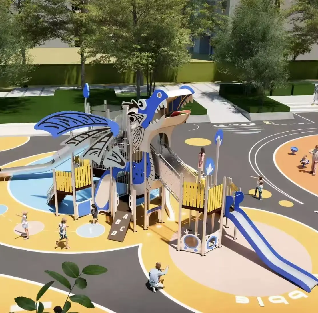 giant dragon adventure play set2