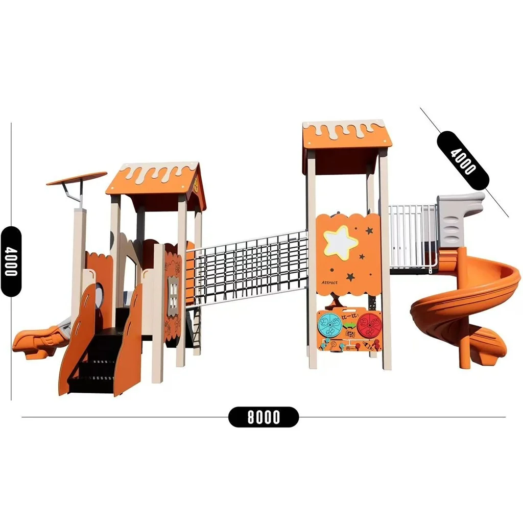 honey cabin pe composite play structure8