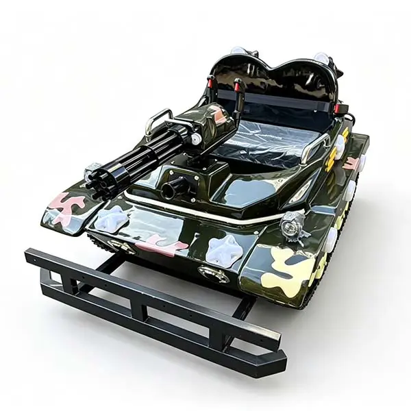 kids electric tracked tank ride on car
