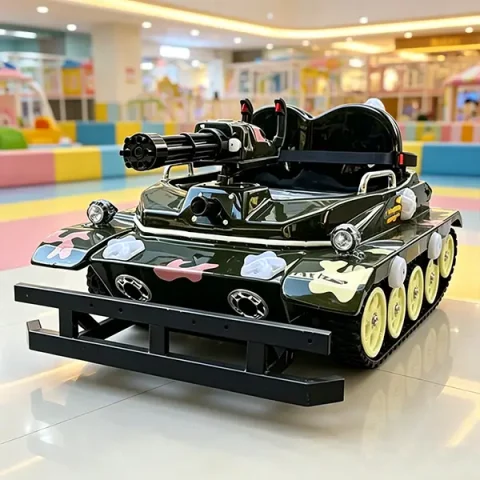 kids electric tracked tank ride on car11