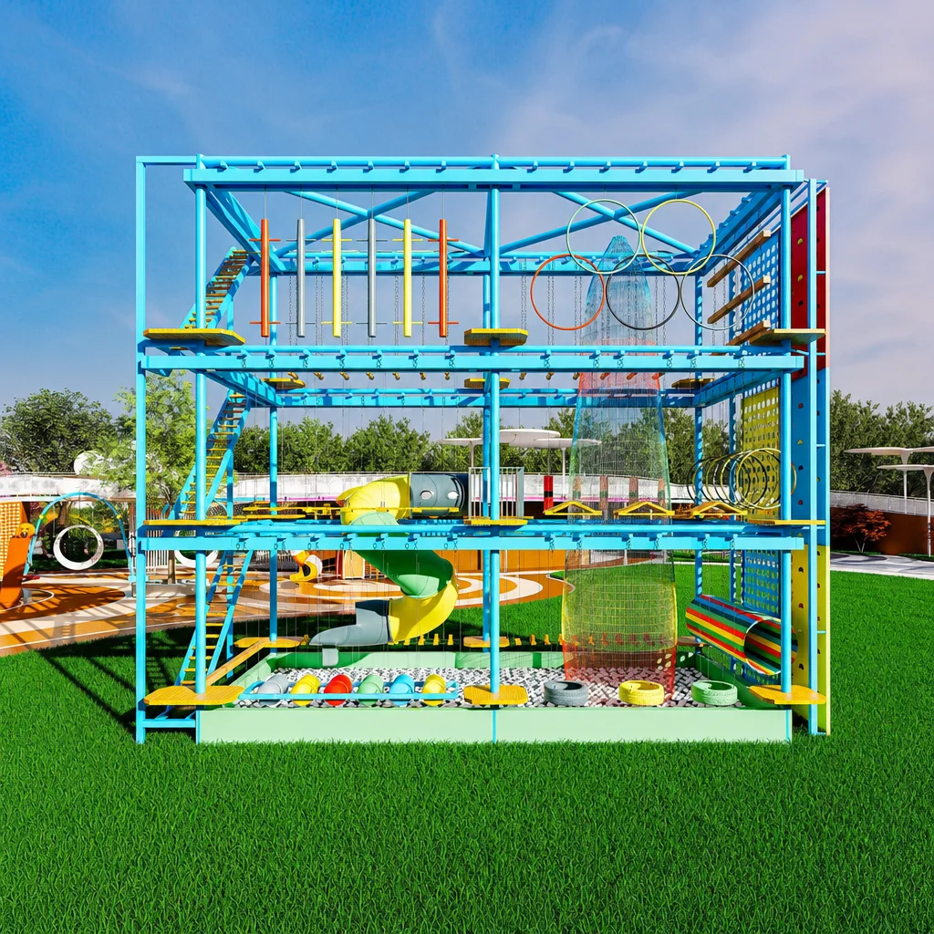 multi storey climbing set