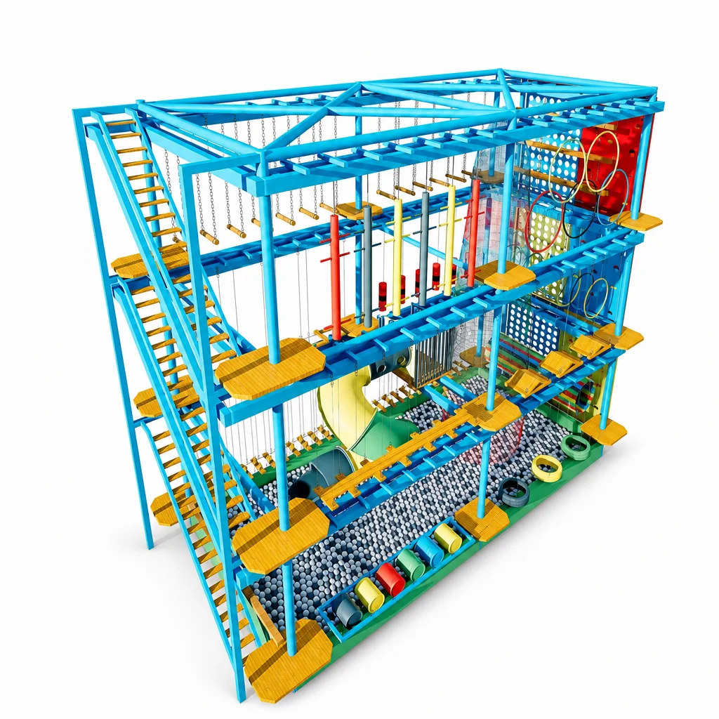 multi storey climbing set7