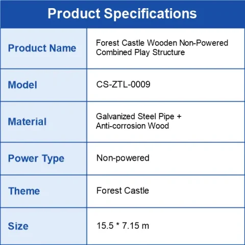 orest castle wooden play structure0