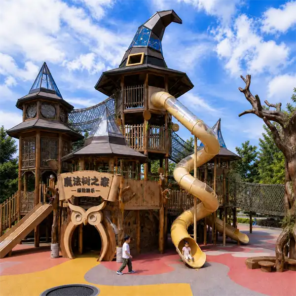outdoor non powered magic tree house play castle