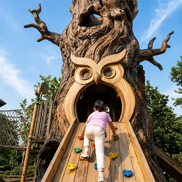 outdoor non powered magic tree house play castle3