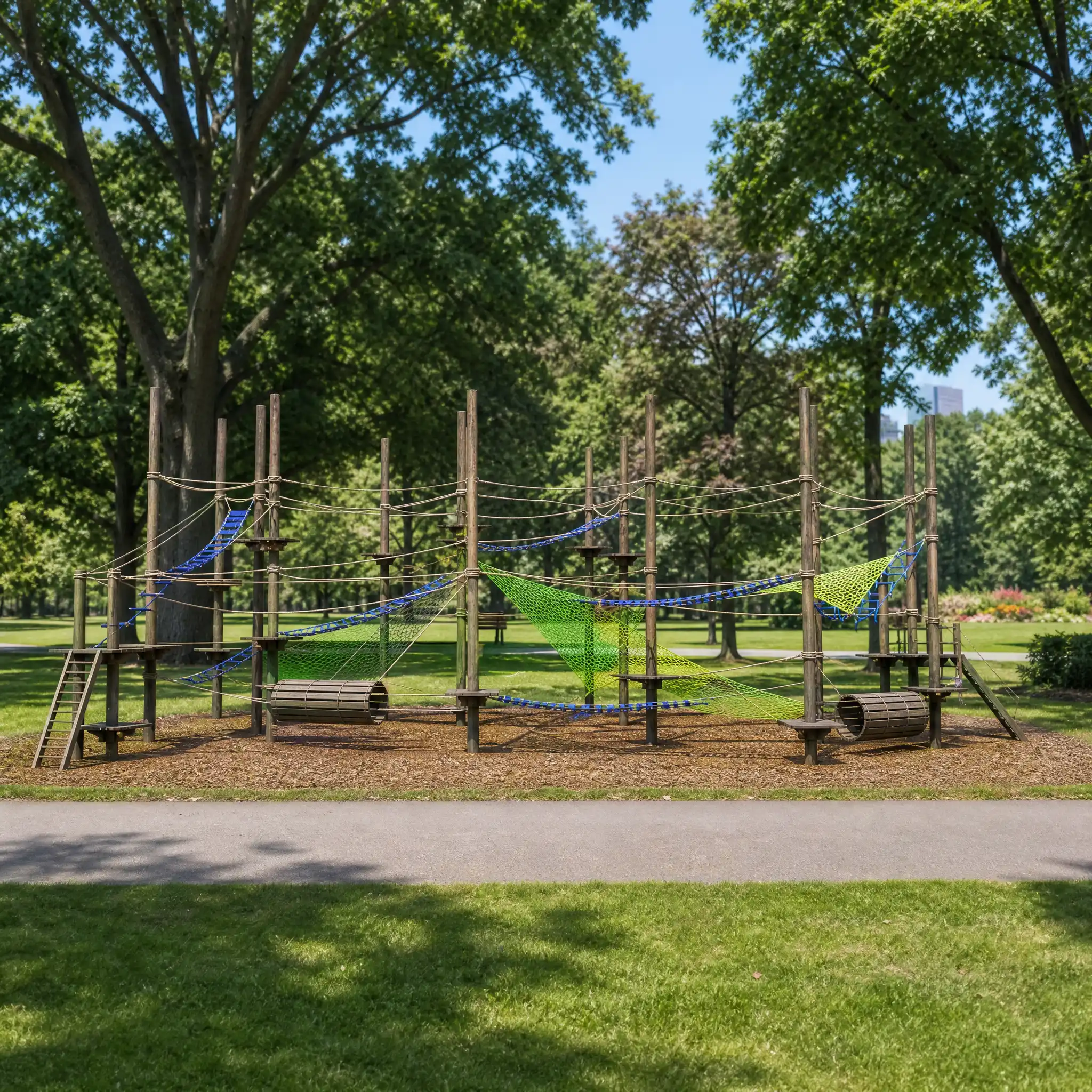 rope bridge playground 2