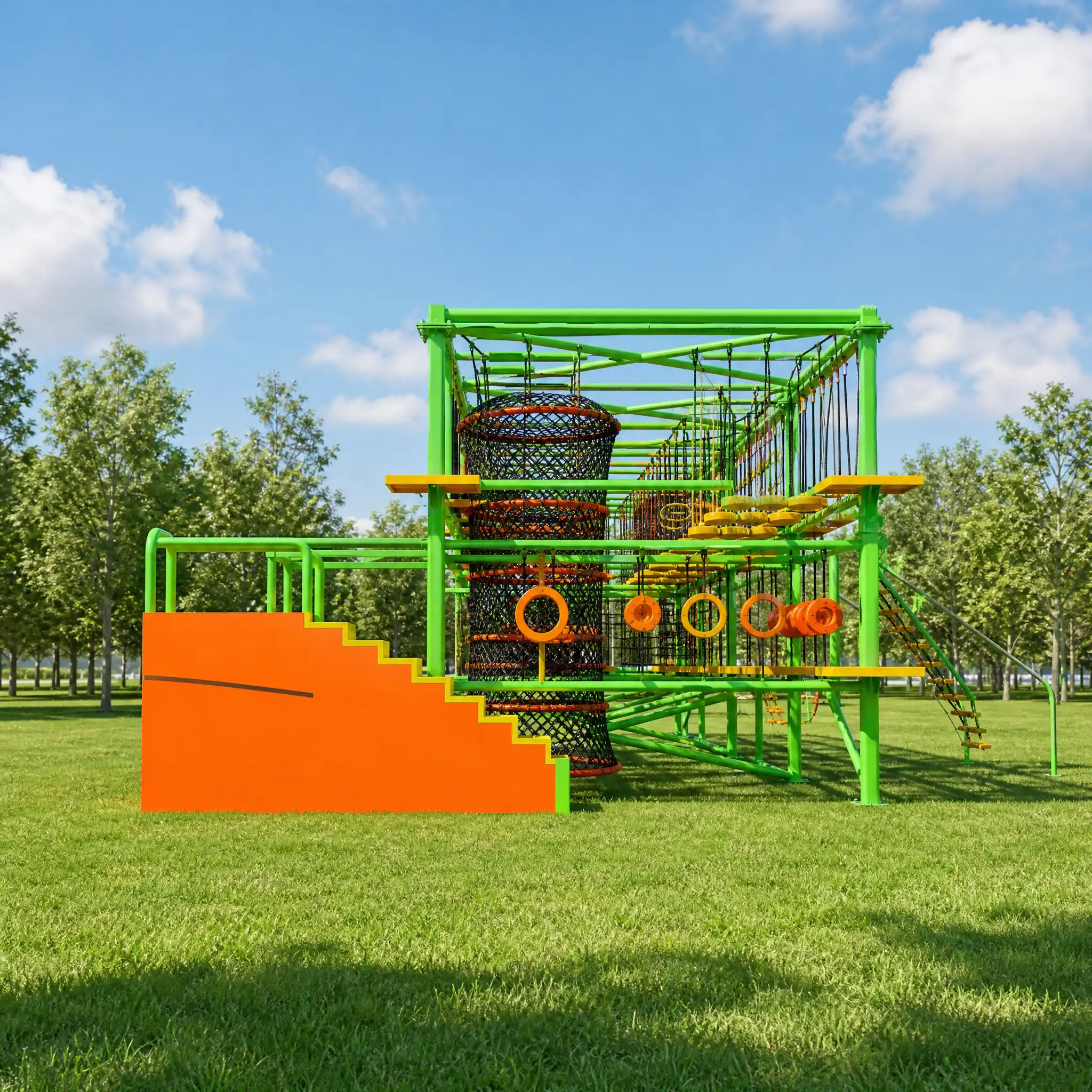 rope net climbing structure1