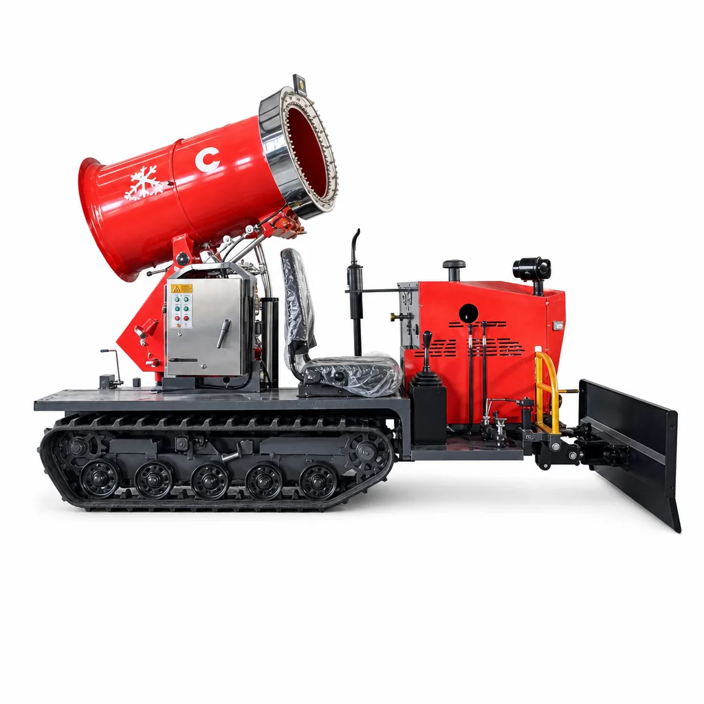 self propelled fuel powered snow making machine1