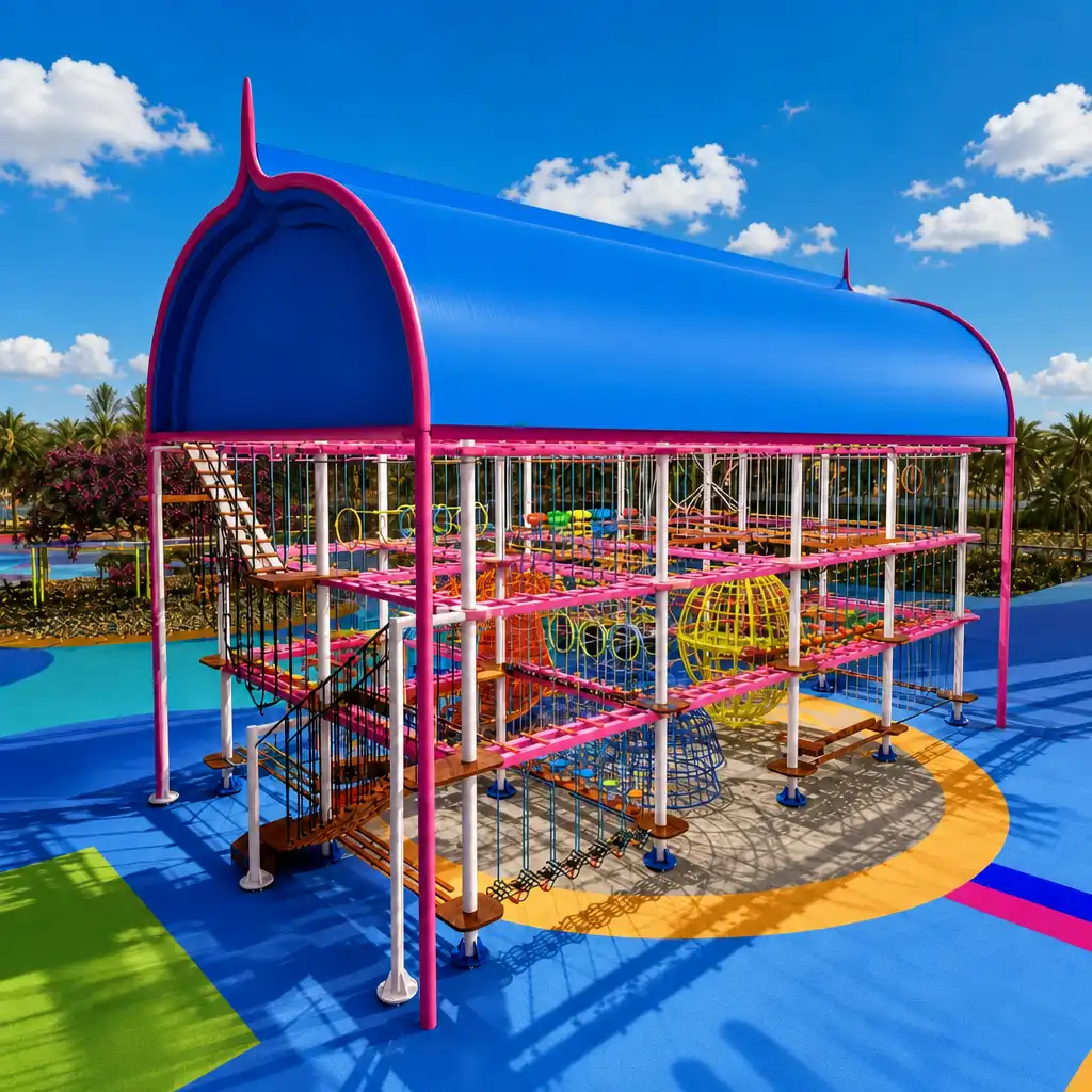 trampoline play maze1