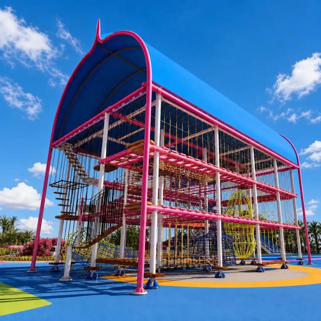 trampoline play maze3