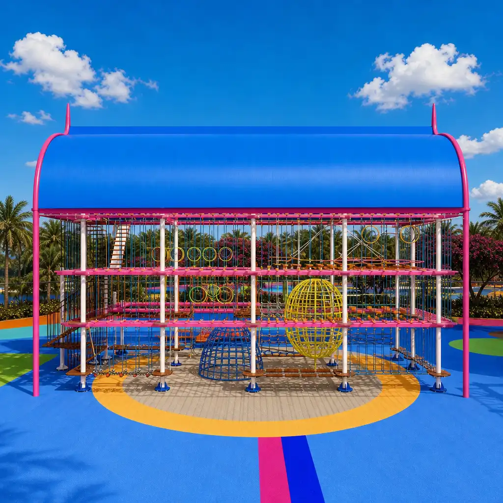 trampoline play maze7