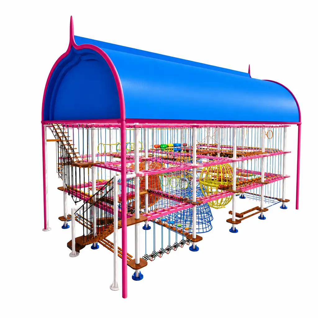 trampoline play maze9